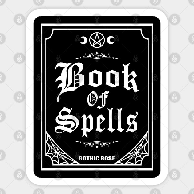 Book of Spells Sticker by Gothic Rose